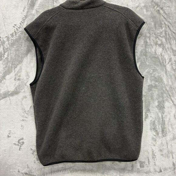 Vintage North Face Fleece Vest Mens L Gray Polartec Full Zip Outdoors USA 90s - Picture 5 of 5